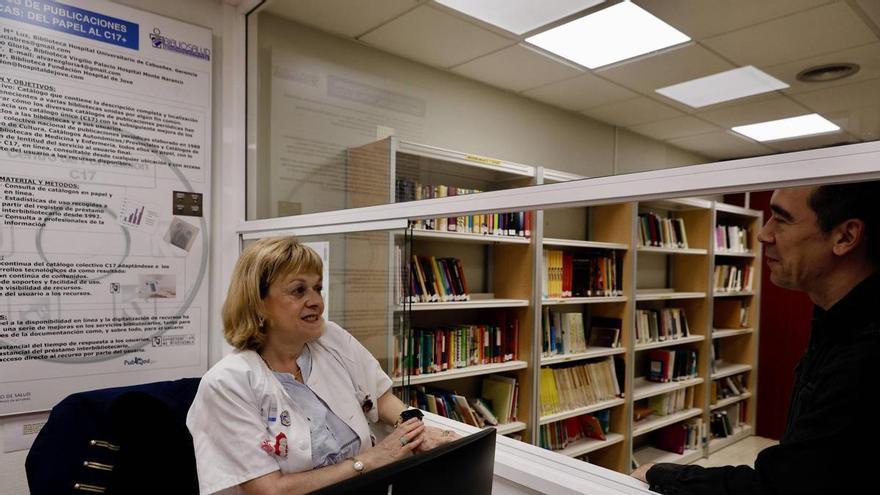 EN IMÁGENES: Así funciona la biblioteca del hospital de Cabueñes