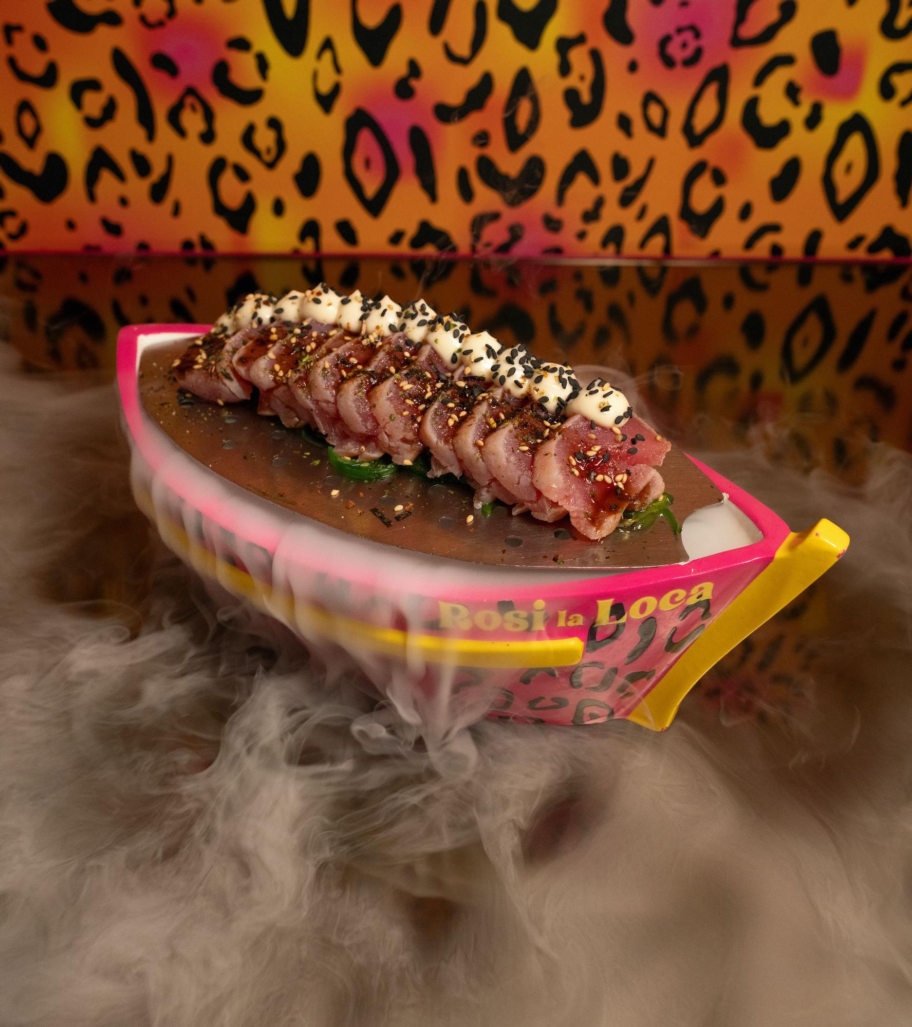 El tataki de atún es la referencia más clara a la gastronomía asiática