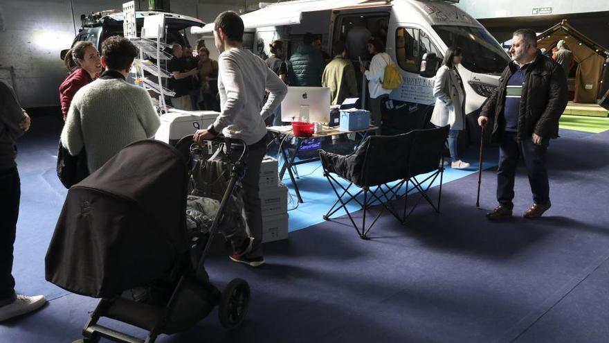 La última feria celebrada en Avilés, la dedicada al turismo de acampada.