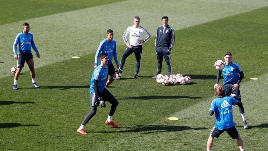 Bale y Mariano no entrenan con el grupo en la última sesión