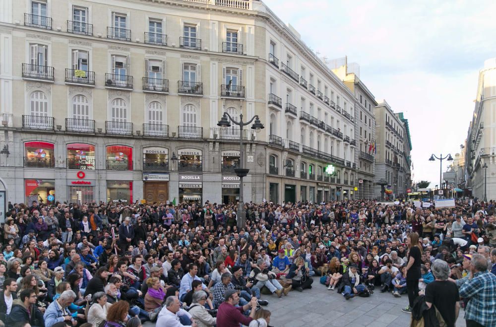 El 15-M vuelve a la Puerta del Sol