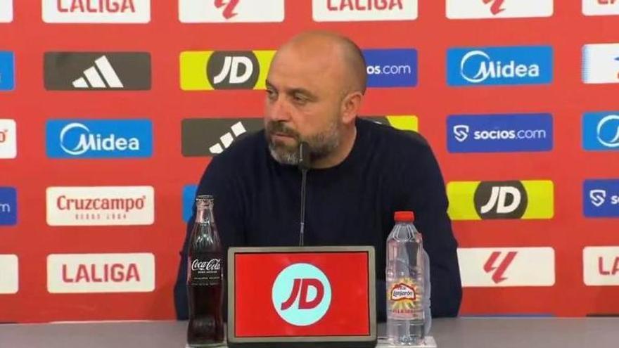 Manolo González explica su enfado con el segundo gol del Sevilla