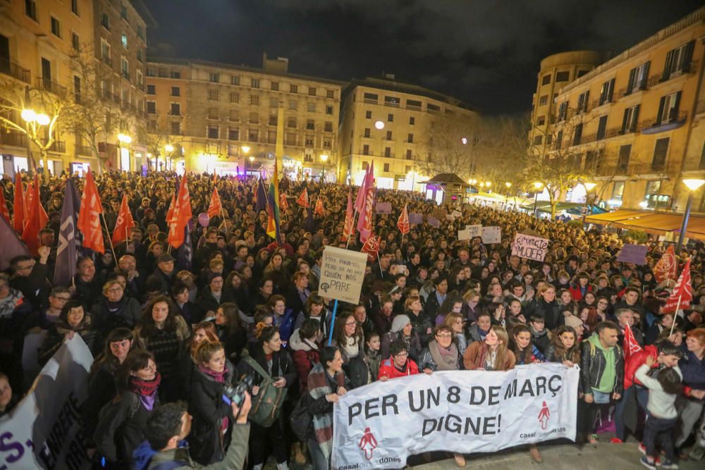 Día Internacional de la Mujer: Manifestación feminista en Palma
