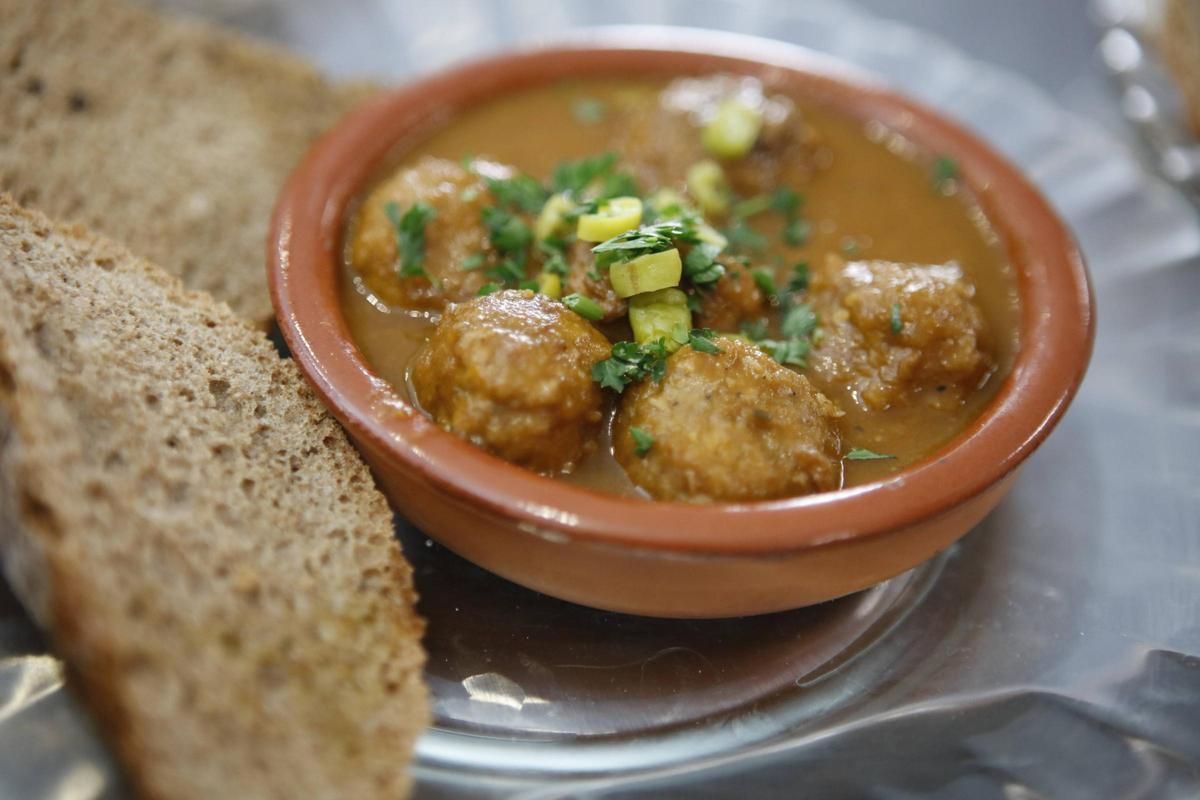 Albondigas aus Erbsenprotein anstatt Hackfleisch.