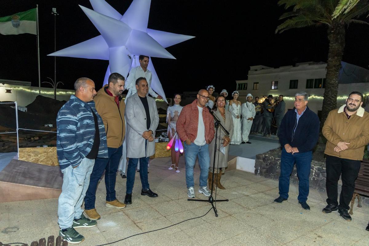 Inauguración del belén en la Villa de Teguise