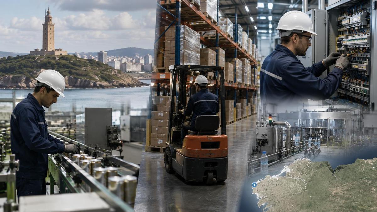 Personal para producción, almacén y mantenimiento industrial