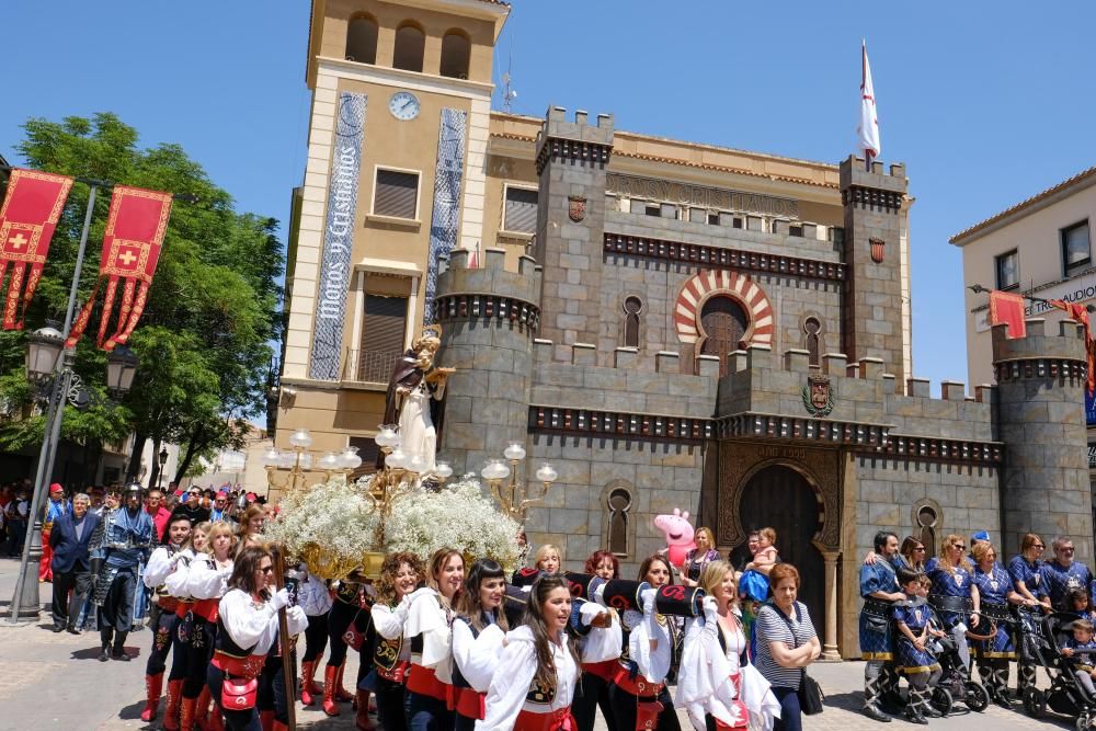 Traslado del santo en los Moros y Cristianos de Elda