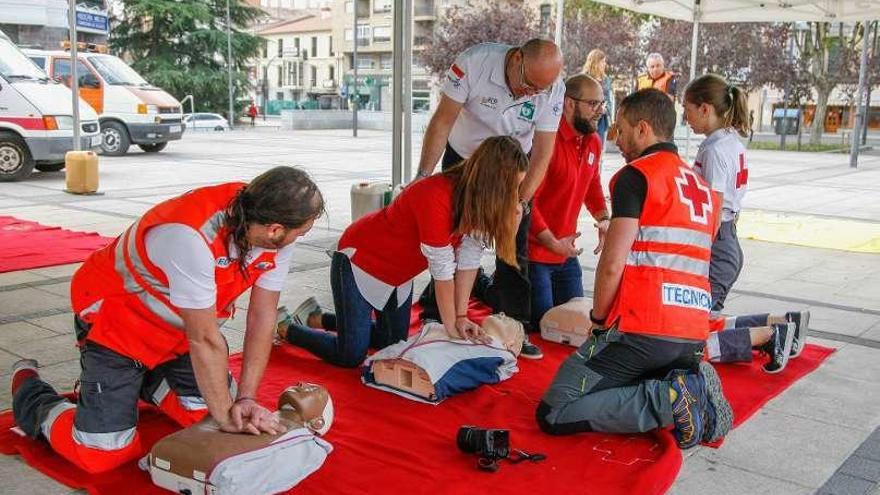 La reanimación cardiopulmonar, a estudio en La Marina