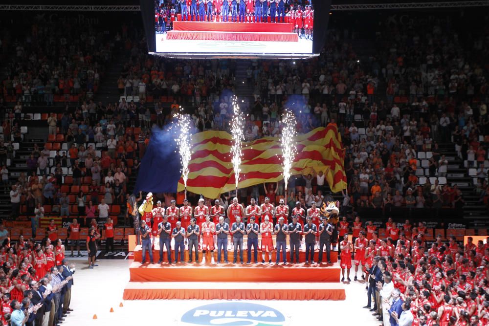 Todas las imágenes de la emotiva presentación del Valencia Basket 2016/17