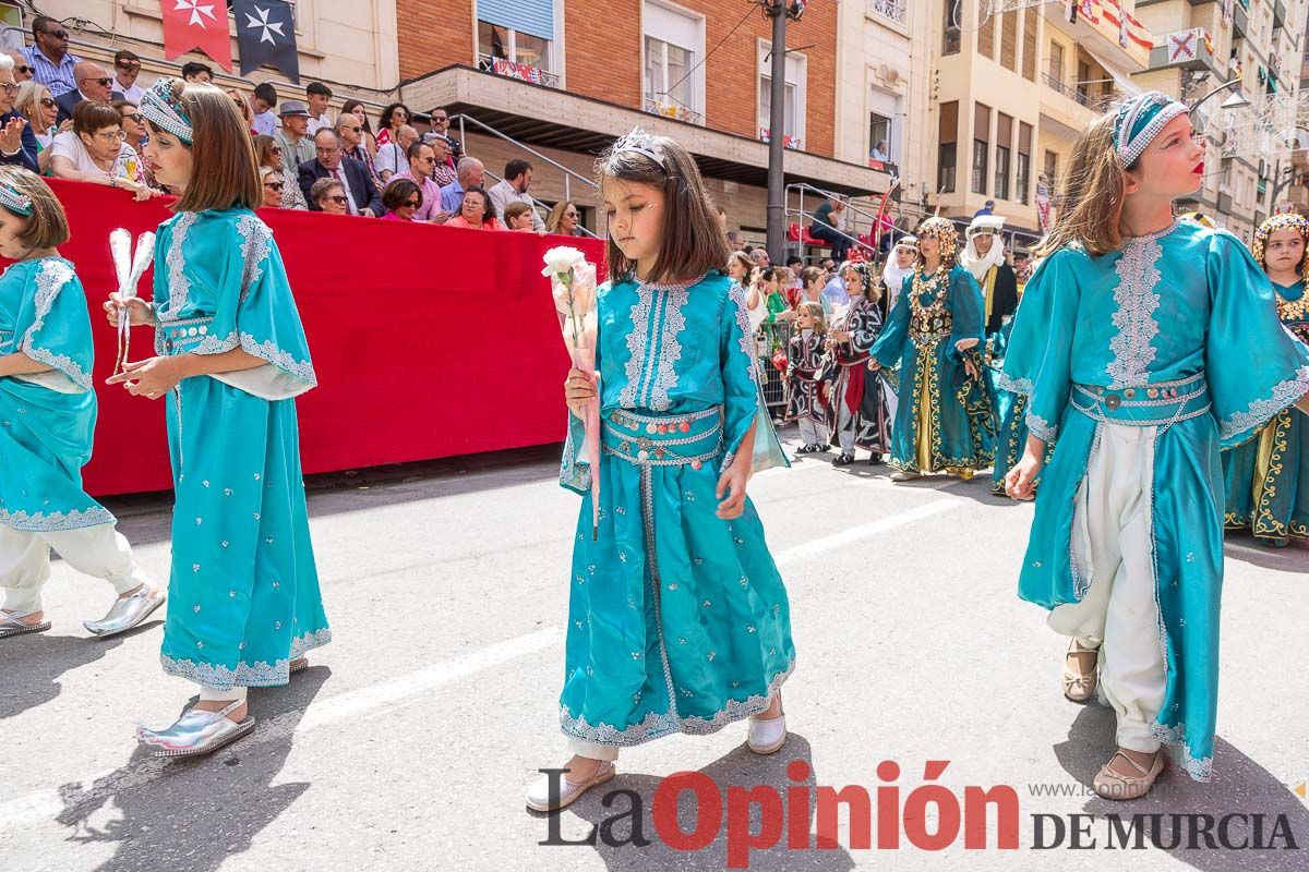 Desfile infantil del Bando Moro en las Fiestas de Caravaca