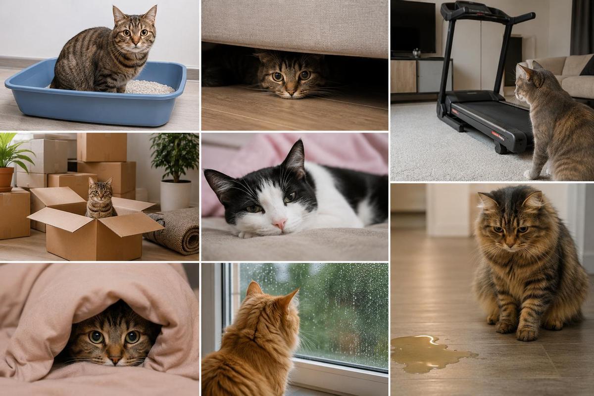 Situaciones que para ti son habituales en la vida pueden suponer un mundo para tu gato.