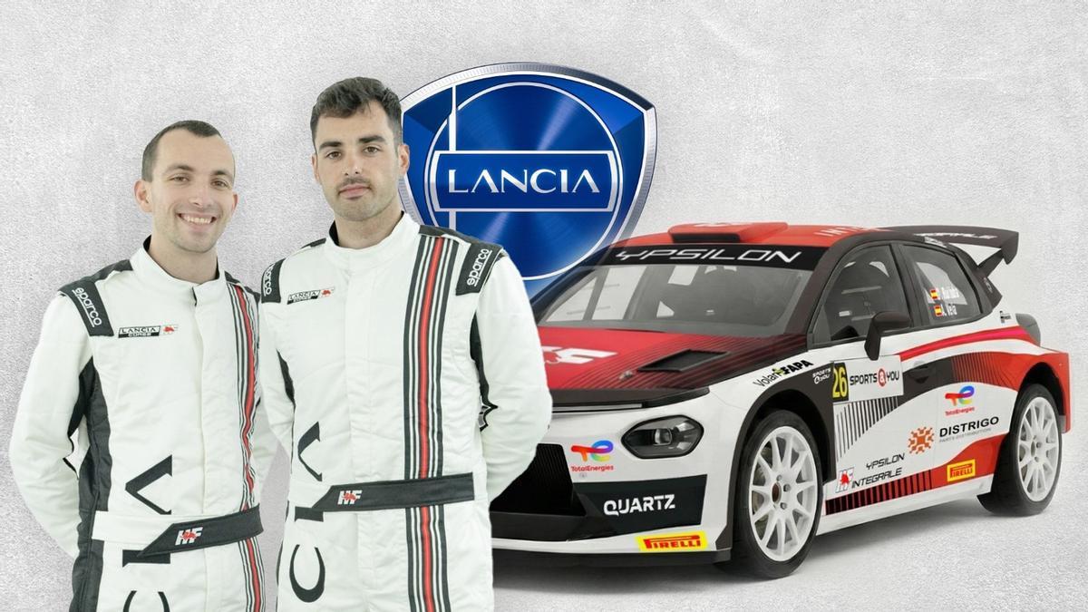 El asturiano Diego Ruiloba correrá el Supercampeonato de España con el nuevo Lancia Ypsilon Rally2 HF.