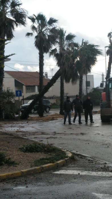 La borrasca Gloria se ceba con Cabo de Palos