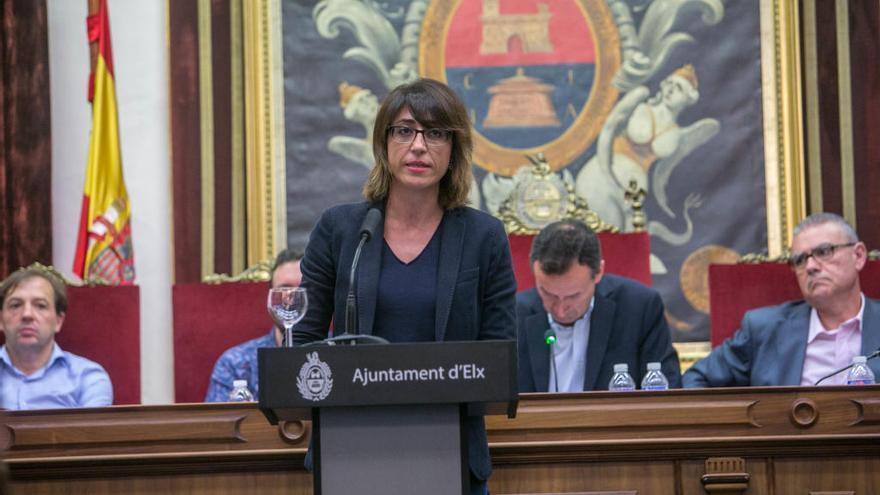 Patricia Macià, en un pleno