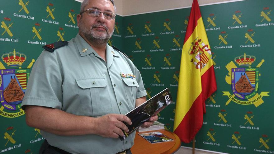 Bernardo Moltó, en la OPC de la Comandancia de Málaga.