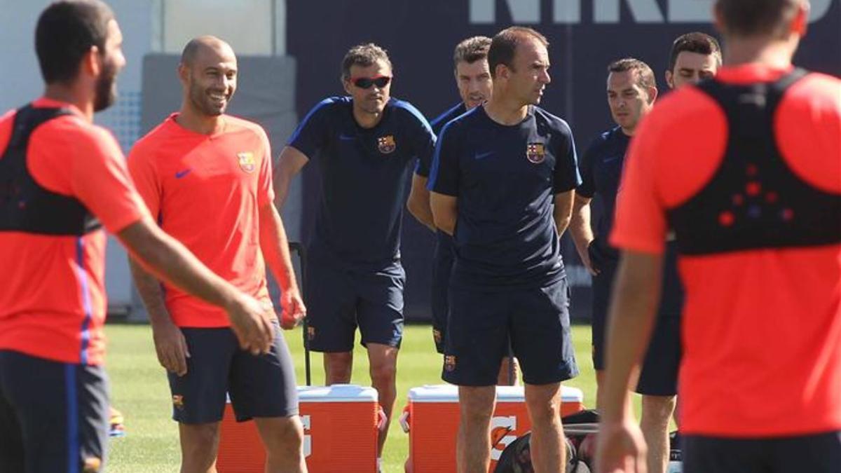 Luis Enrique se reunió con sus jugadores para pedirles máxima intensidad y concentración ante el Celta