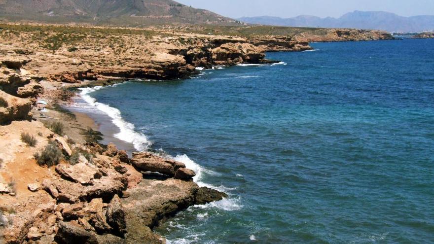 Zona de la Sierra de las Moreras que da a la costa.