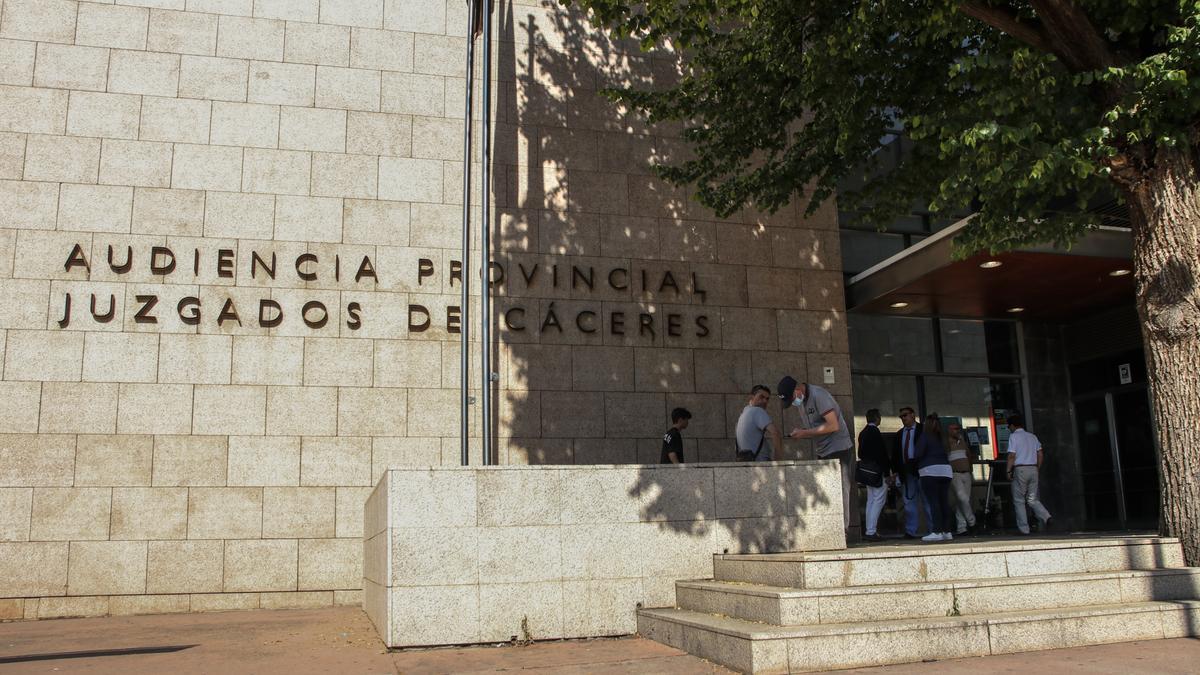 Audiencia Provincial de Cáceres en una imagen de archivo.