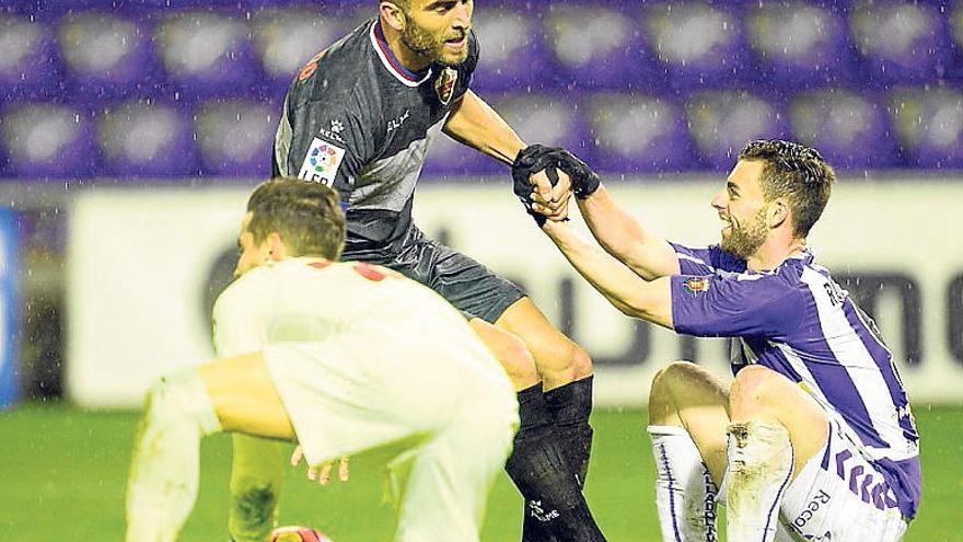 Armando, durante el encuentro del pasado sábado en Valladolid