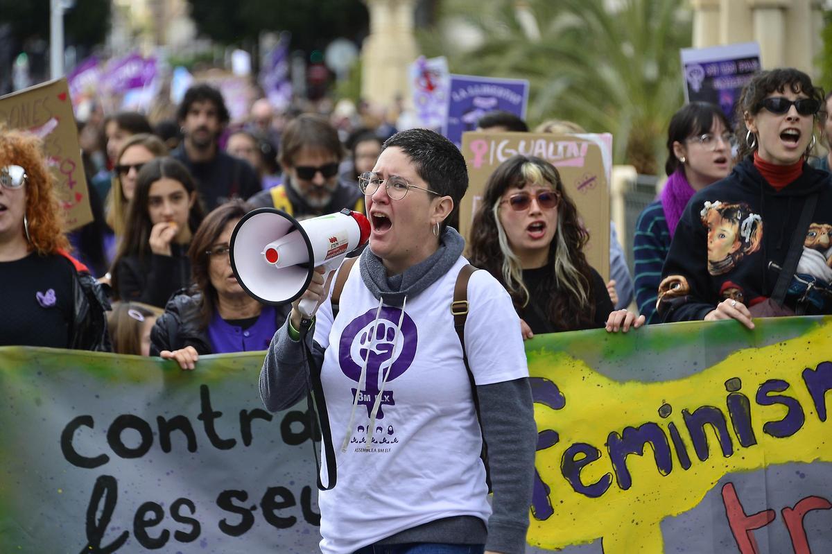 Manifestacion 8 M en Elche