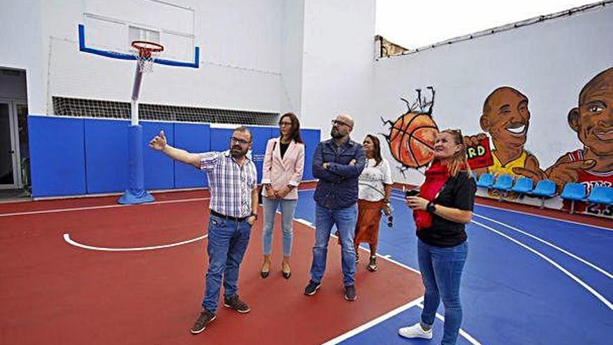 Aridany Romero, en el CEIP León y Castillo.