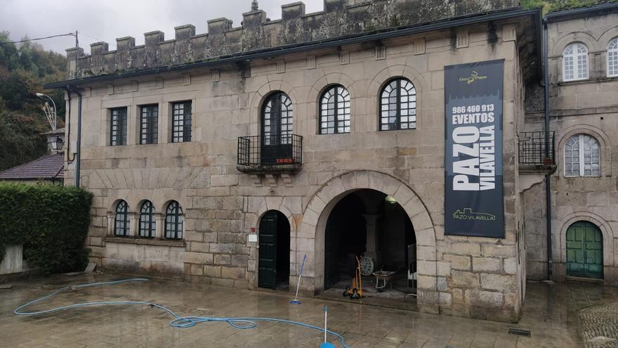 La borrasca Barra inunda la iglesia y parte del convento redondelano de Vilavella