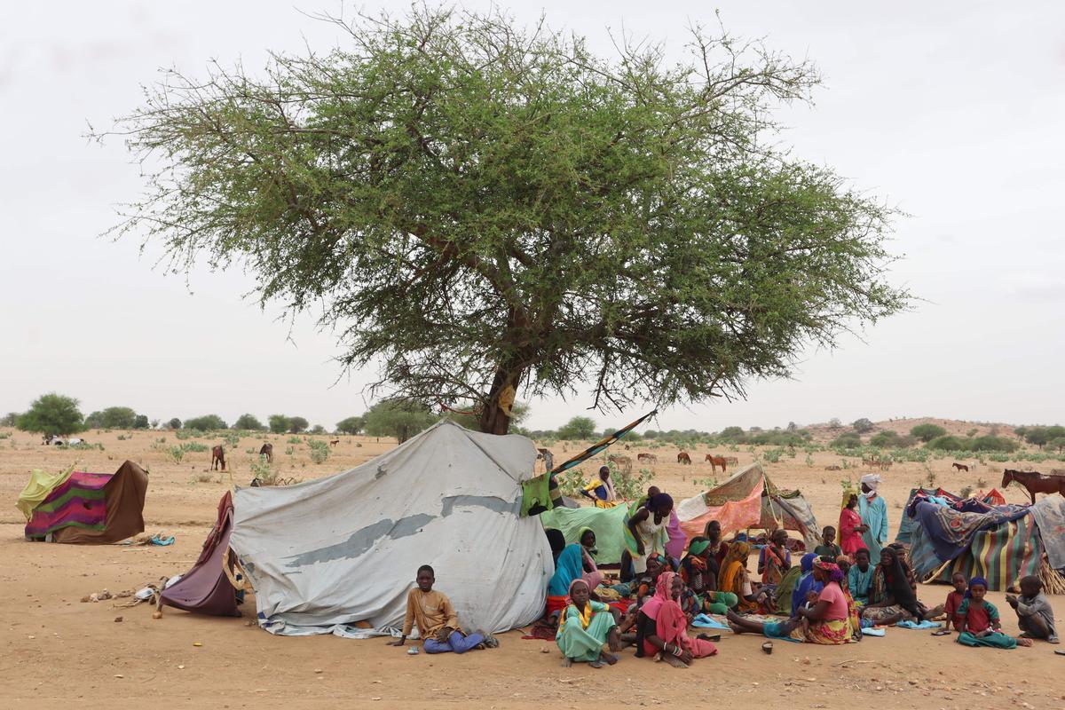 Éxodo de refugiados sudaneses hacia El Chad