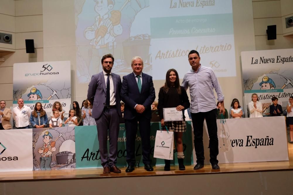 Claudia Fernández García, del colegio Nuestra Señora del Rosario (Langreo)