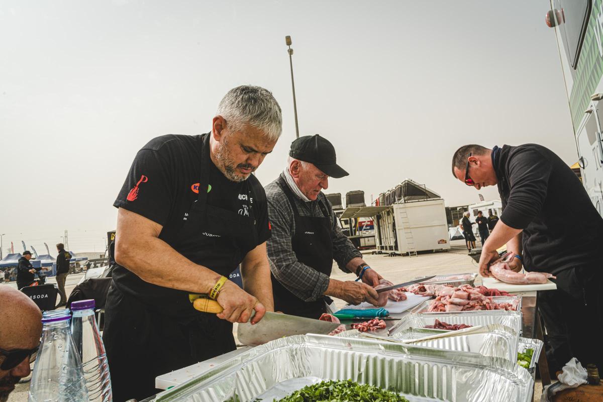 Jubany, preparando los ingredientes