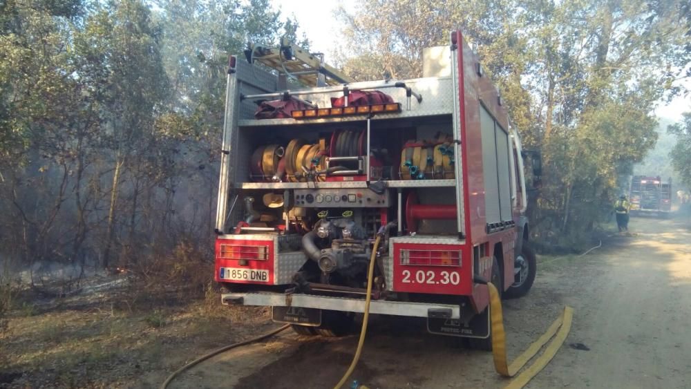 Incendi a Santa Coloma de Farners