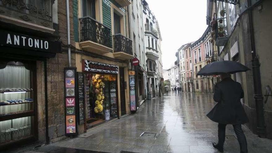 La calle San Antonio, donde se produjo el apuñalamiento.