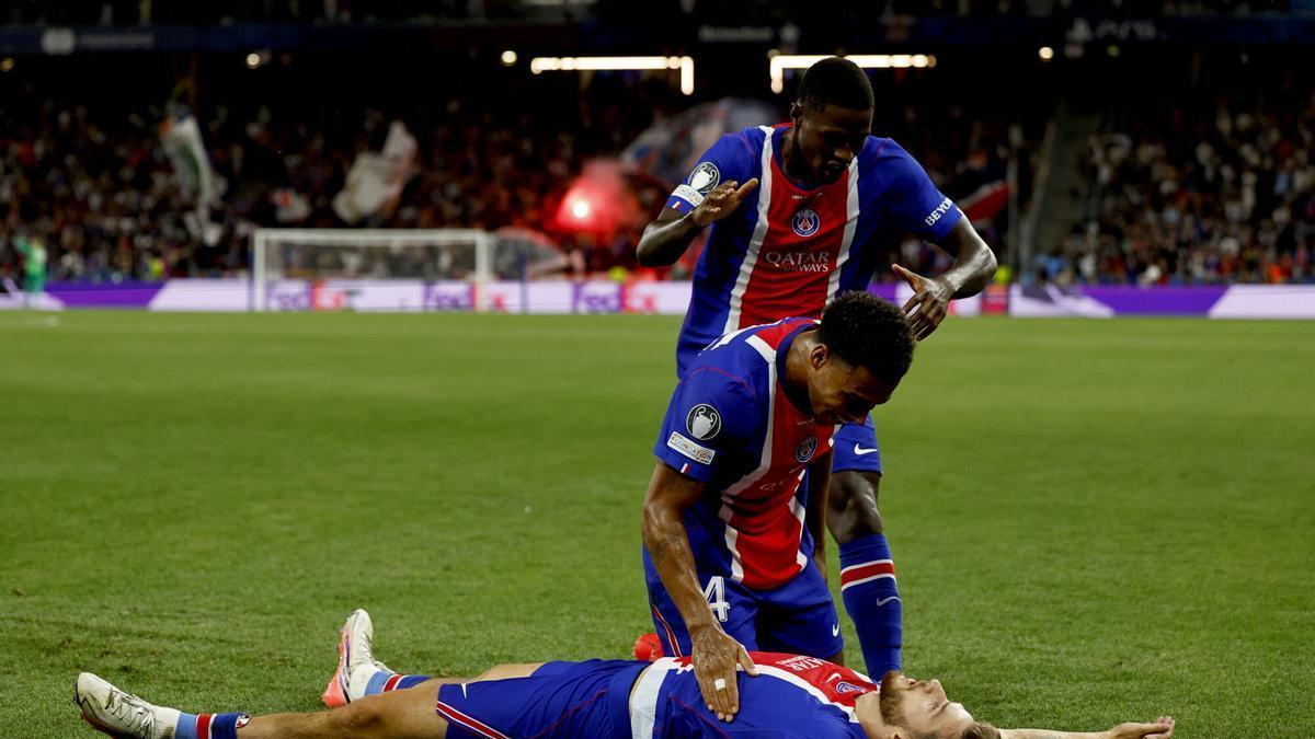 Las imágenes de la final de la Supercopa de Europa: PSG-Aston Villa.