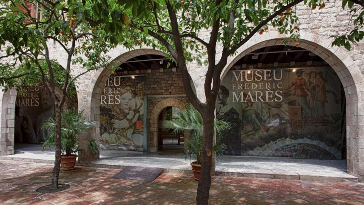 Patio del Museu Frederic Marès.