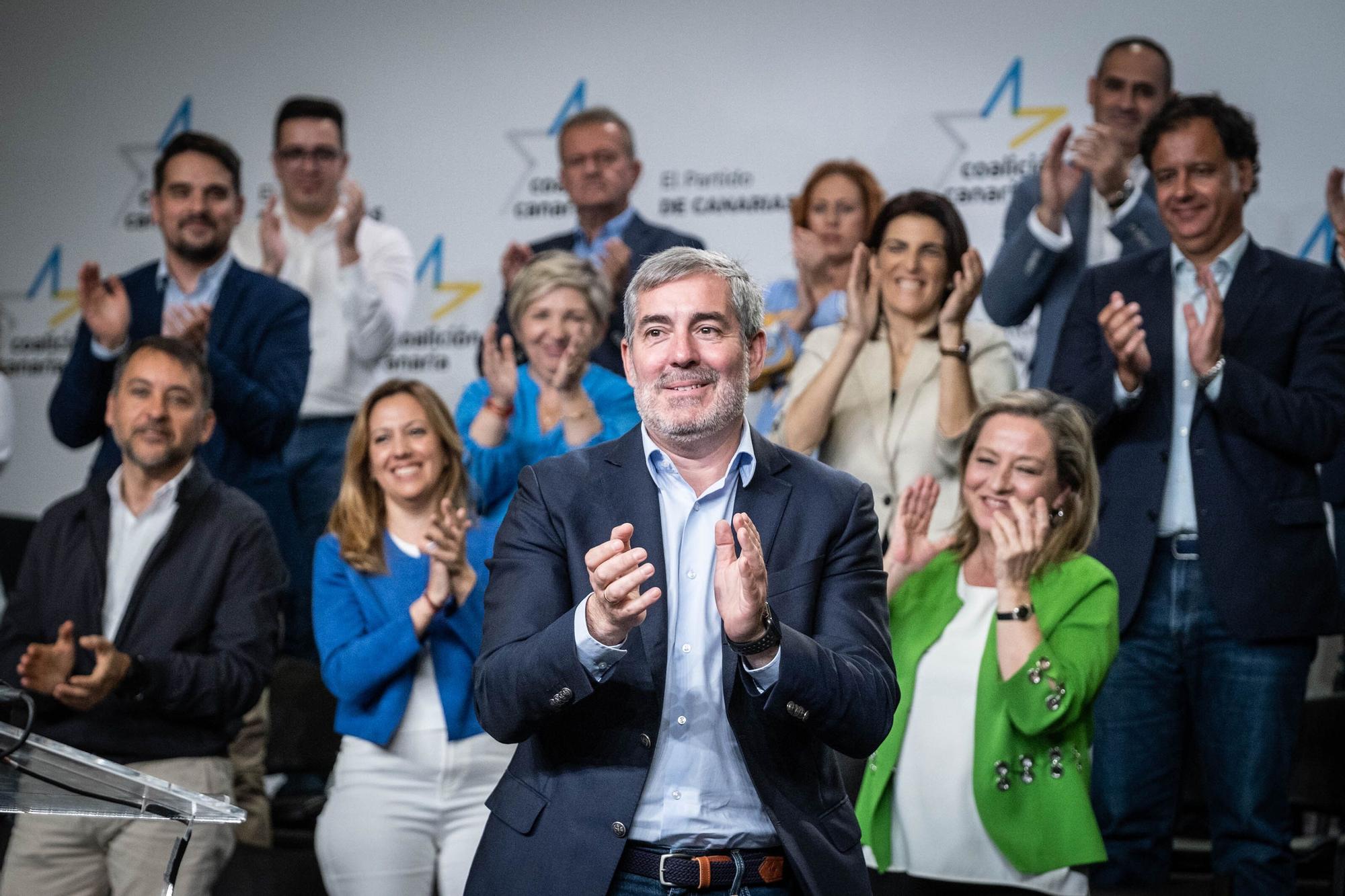 Candidaturas de Coalición Canaria en Tenerife.