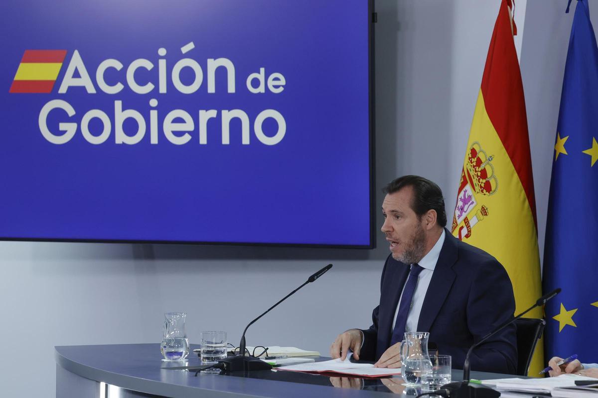 El ministro de Transportes y Movilidad Sostenible, Óscar Puente.