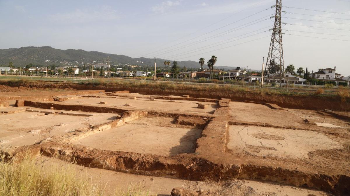 Vista de los restos hallados en las excavaciones de la ronda Norte.