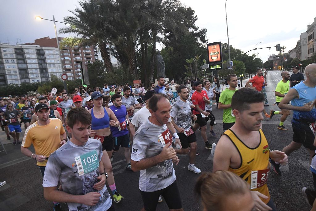 Carrera nocturna de Murcia, en imágenes