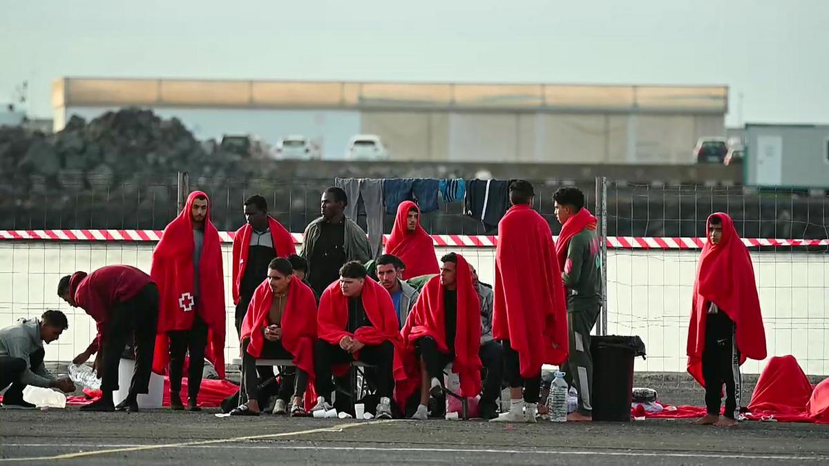 Salvamento rescata migrantes cerca de Lanzarote