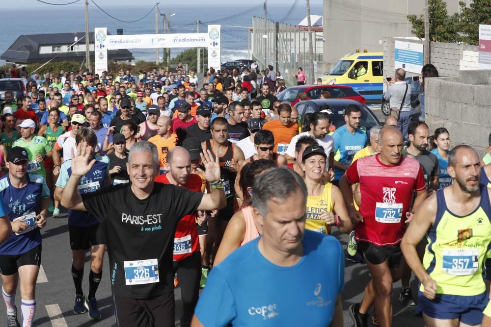 La carrera entre Oia y A Guarda suma 850 participantes - Paredes y Bargiela completaron el podio masculino - Mosquera y Freaza, plata y bronce en féminas.