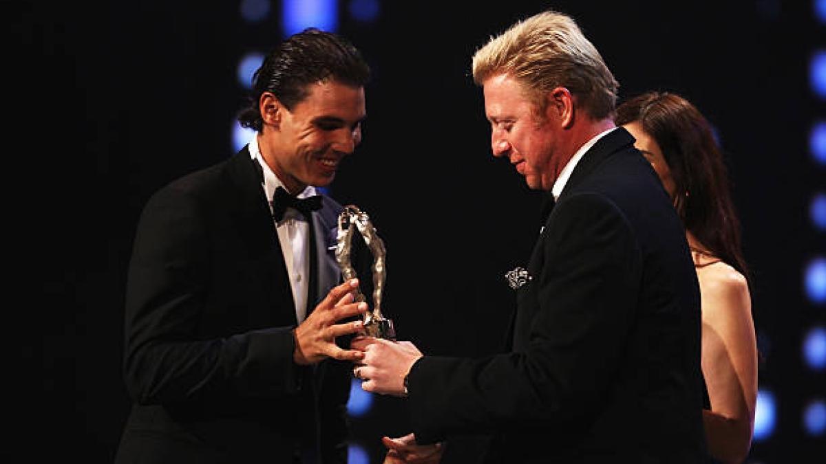 Rafa Nadal y Boris Becker