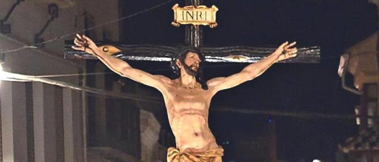 Cristo de la Sangre. Imagen vinculada a Pablo de Rojas (Viernes Santo noche).