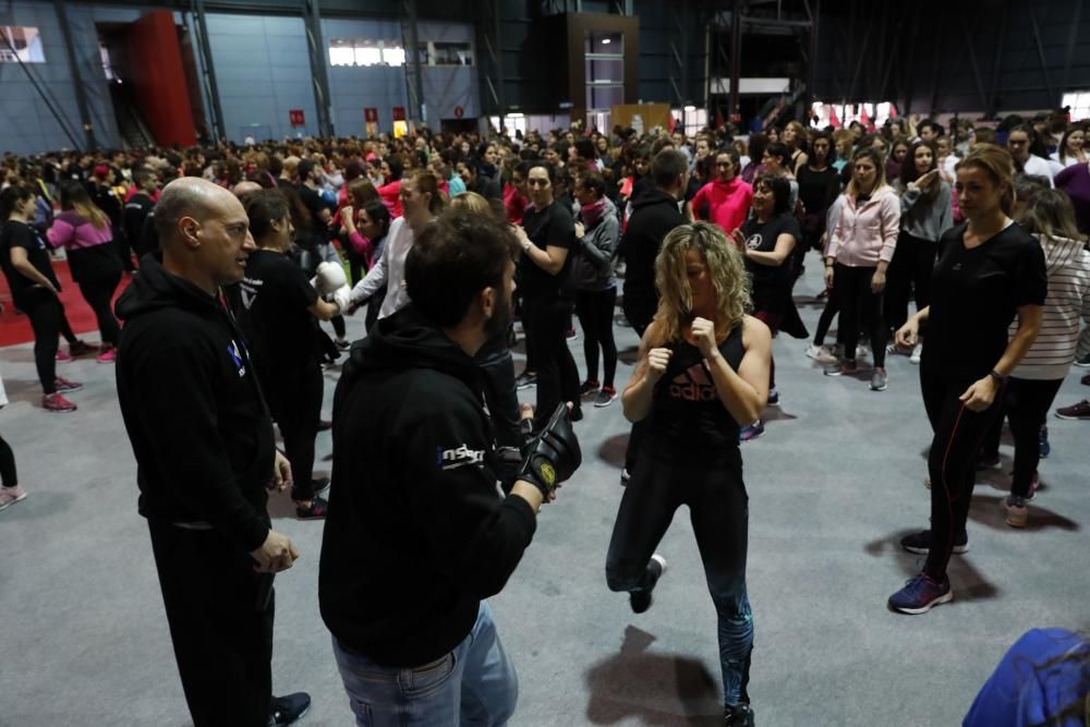 Exhibición en Gijón de krav maga