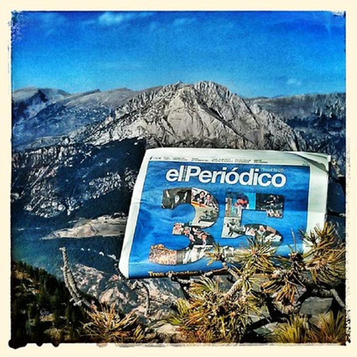 Des de la Gallina Pelada mirant al Pedraforca.