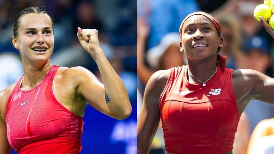 Sabalenka - Gauff, el mejor duelo posible por el título en el Abierto de tenis de EEUU