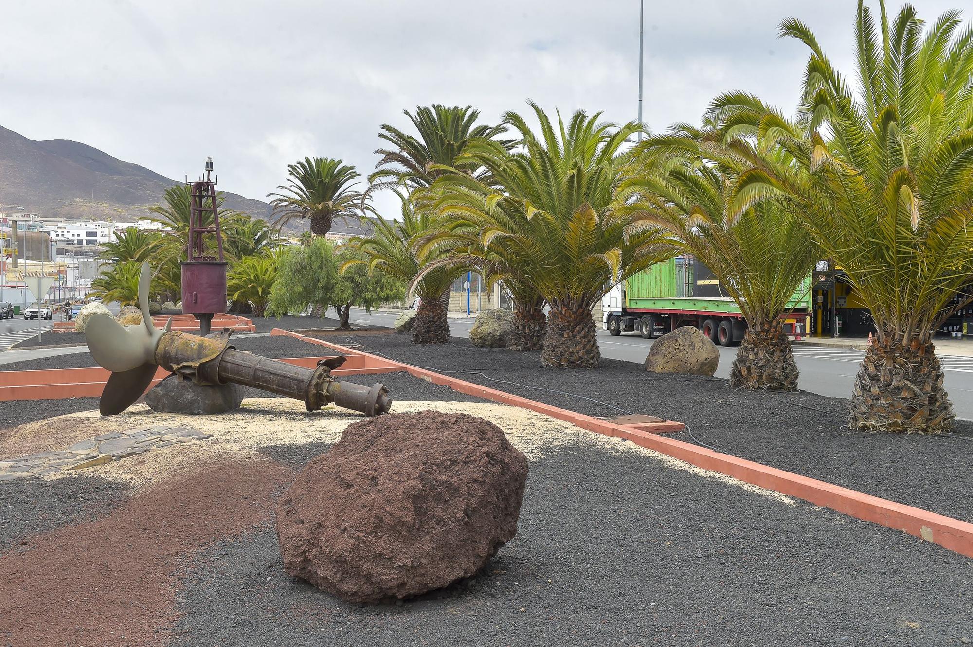 Zonas ajardinadas en el Puerto de La Luz y Las Palmas