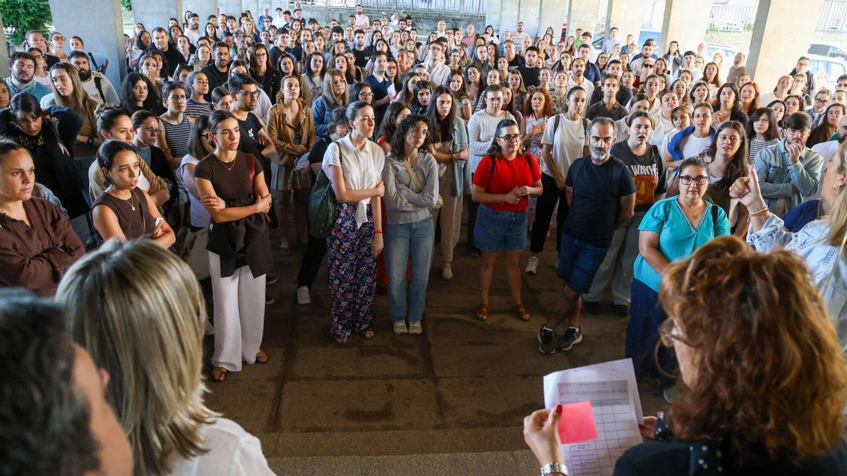 Primera prueba, este año, de las oposicoines de educación de la Xunta.