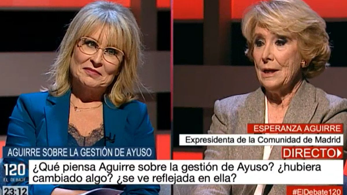 María Rey y Esperanza Aguirre