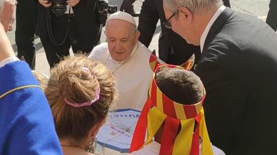 Los Moretons de Manacor reciben la bendición del Papa Francisco