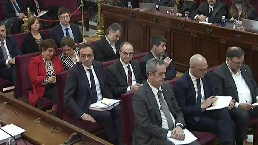 Los acusados en el juicio del &#039;procés&#039;.