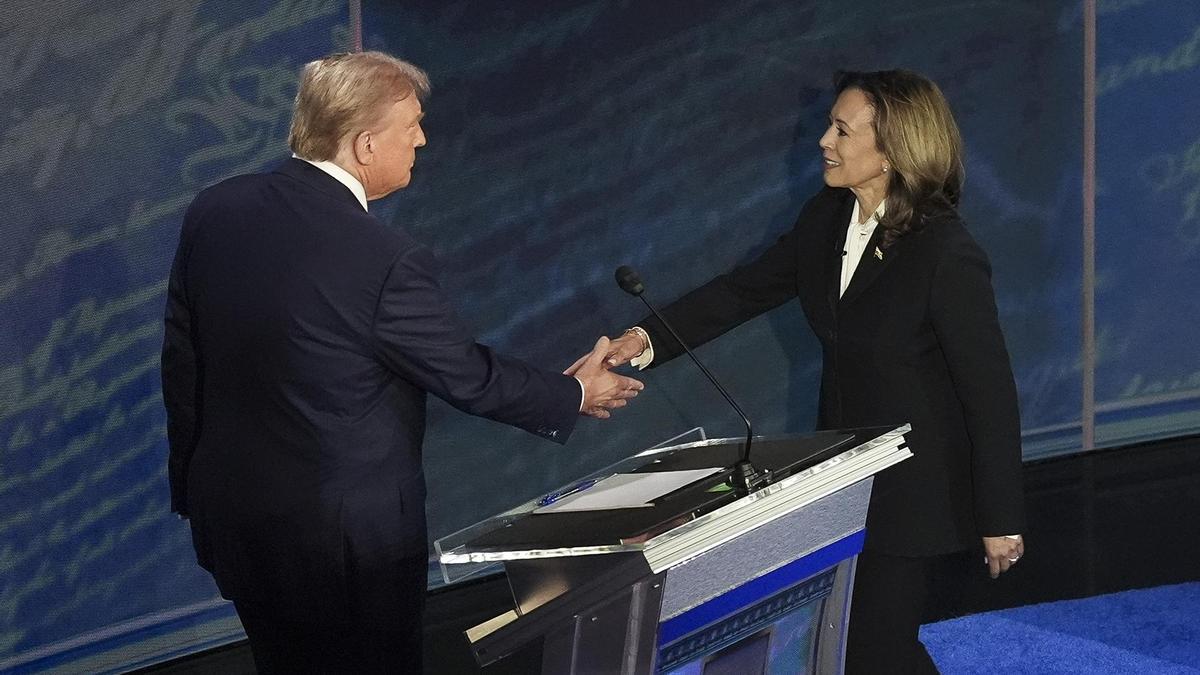 El debate entre Harris y Trump.